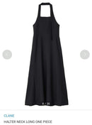 Clane No Sleeve Halter Neck Long One Piece