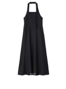 Clane No Sleeve Halter Neck Long One Piece
