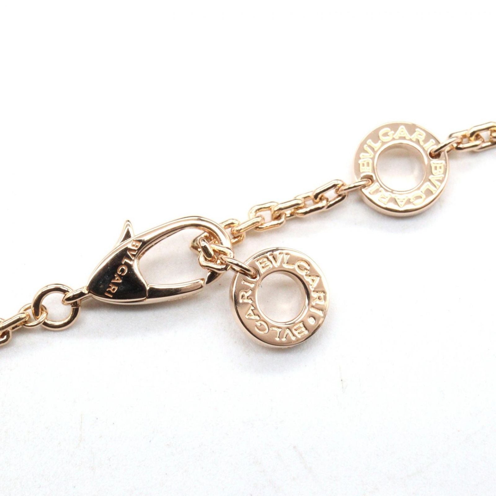 Bvlgari Necklace 41/43.5Cm K18Pg