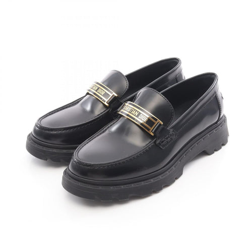 Christian Dior Loafers Leather Shoes Used A