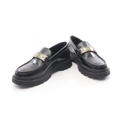 Christian Dior Loafers Leather Shoes Used A