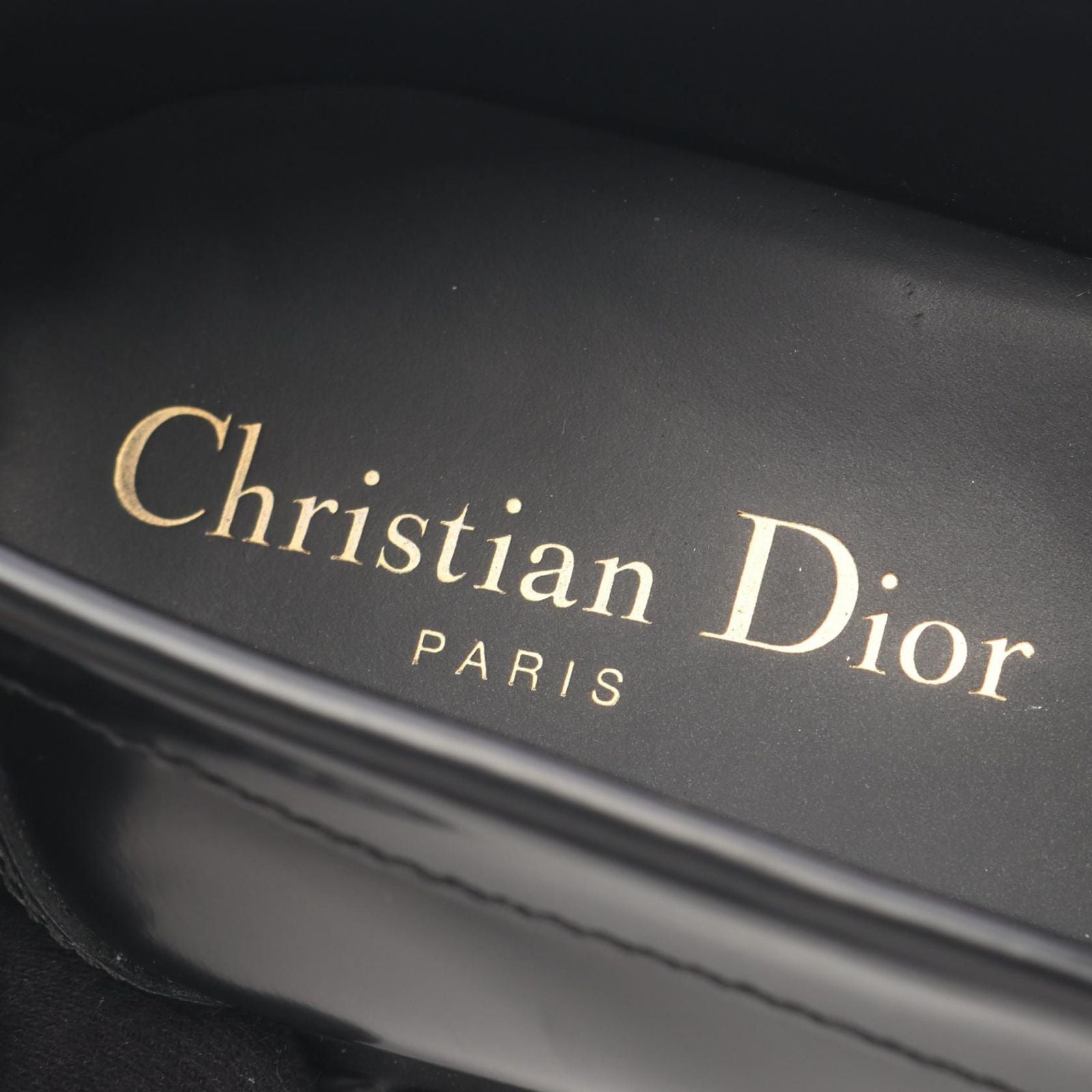 Christian Dior Loafers Leather Shoes Used A