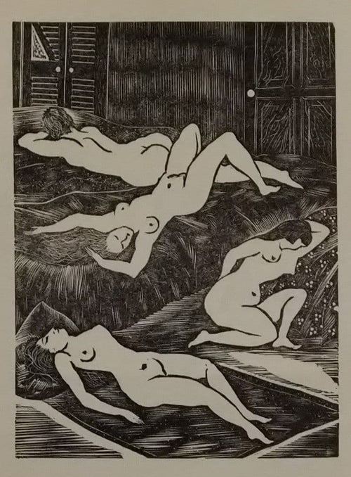 Woodblock Prints 1 Hh Roi Pausole 1925