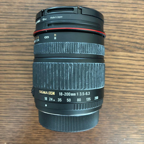 Sigma Lens (Zoom) 18-200Mm F3.5-6.3 Dc