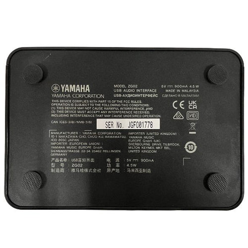 Analog Mixer Yamaha Zg02 B11102882