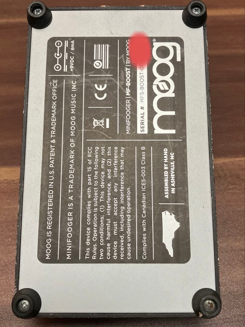 Moog Guitar Effector Mf Boost Ep-3