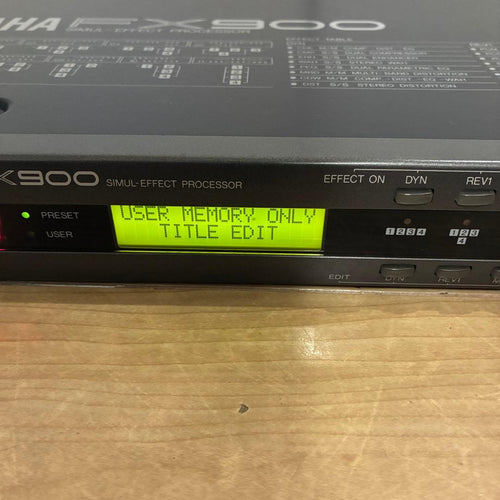 Yamaha Guitar Effects Units Ok Fx900
