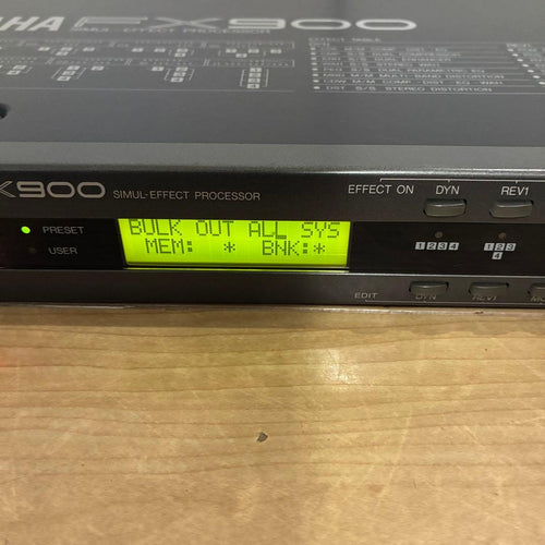 Yamaha Guitar Effects Units Ok Fx900