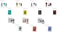 Onkyo Acrylic Stand 14 A4 "Combined Boys" 14-Piece Set Illustration Clear File)