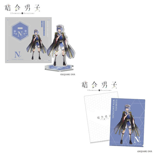 Onkyo Acrylic Stand 14 A4 "Combined Boys" 14-Piece Set Illustration Clear File)