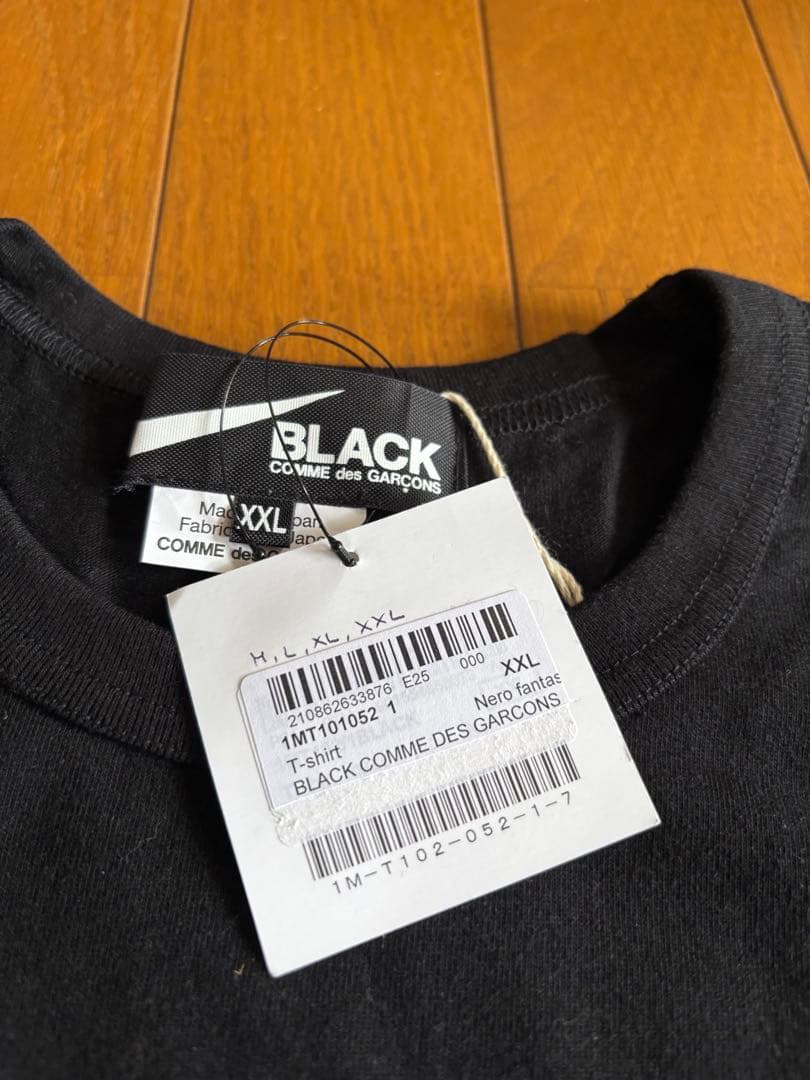 Black Comme Des Garcons T-Shirts X Nike T