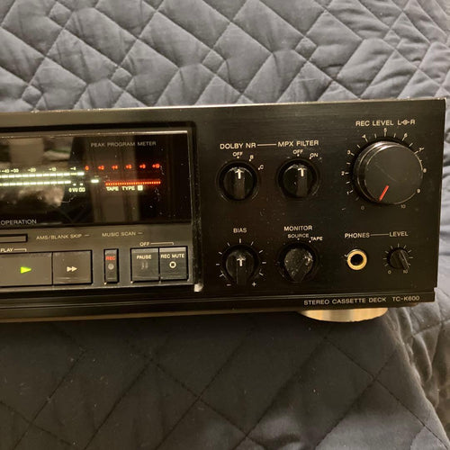 Platines cassettes Sony Cd, Md Tc-K600 3 Pro