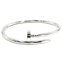 Cartier Bangle Wristband 18 Wg Au750 K18 36.2G