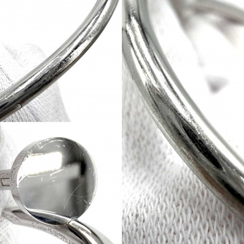 Cartier Bangle Wristband 18 Wg Au750 K18 36.2G