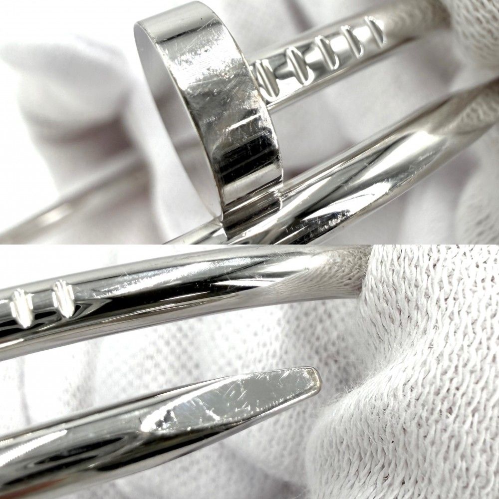 Cartier Bangle Wristband 18 Wg Au750 K18 36.2G