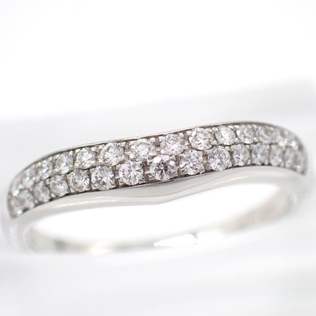 Bvlgari Ring 5 S 0.17Ct 29P Pt950 4655