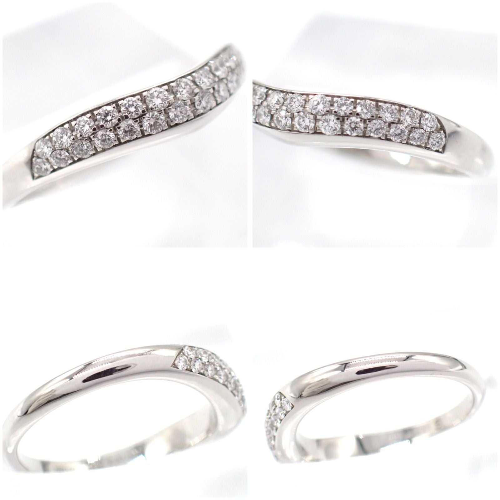 Bvlgari Ring 5 S 0.17Ct 29P Pt950 4655