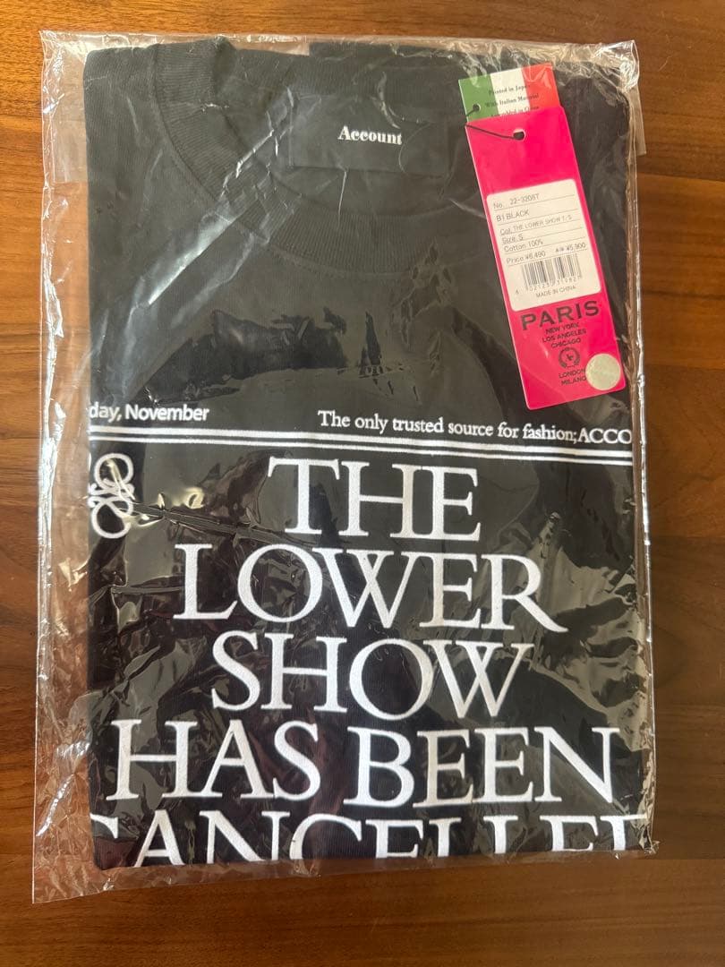 Short-Sleeve Lower T Account Paris