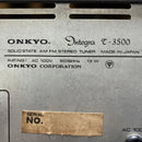 Onkyo Radio Tuners T-3500 Am/Fm