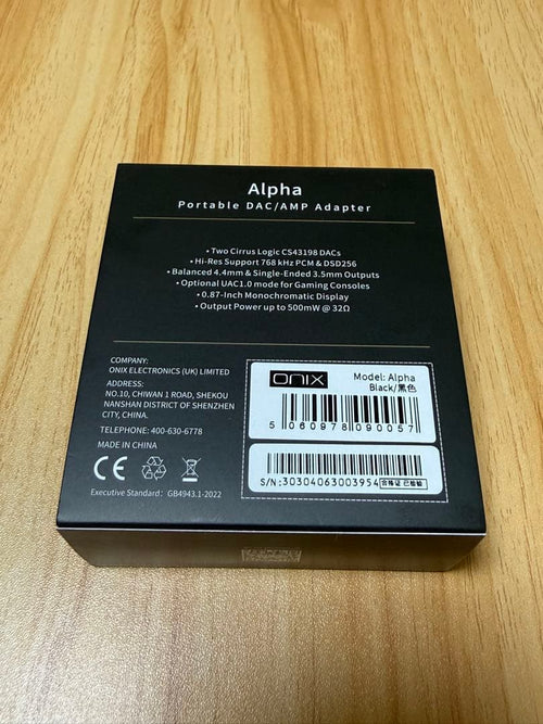 Portable Amplifiers Dacs Onix Alpha Dac
