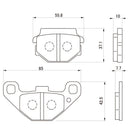 Brake 400(88-93) Rs(95-06) 2(97-07) 72457 (Daytona) No:53