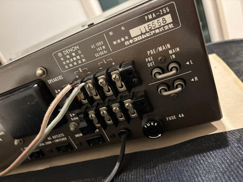 Integrated Amplifiers Denon Pma-255 Black Gate