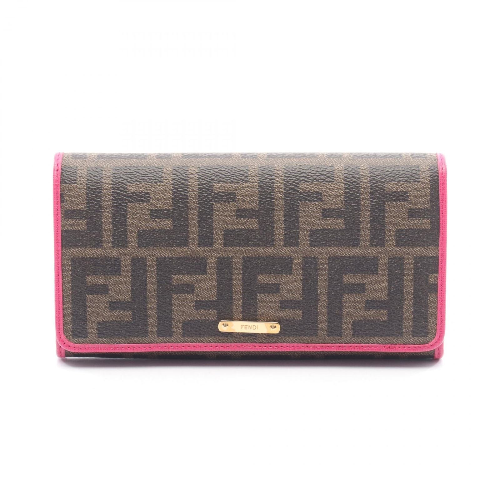 Fendi Long Wallet 8M0298 Pvc Used A