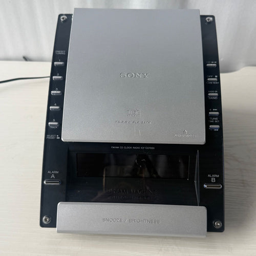 Sony Cd Md Cassette Deck Icf-Cd7000 Am Fm