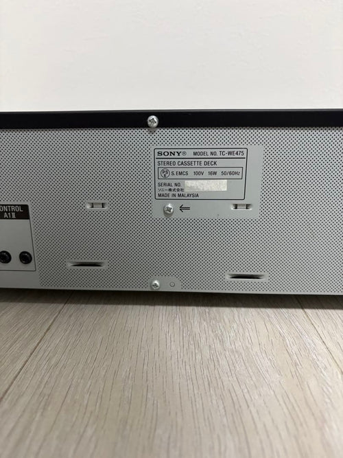 Sony Cd, Md Cassette Decks Tc-We475