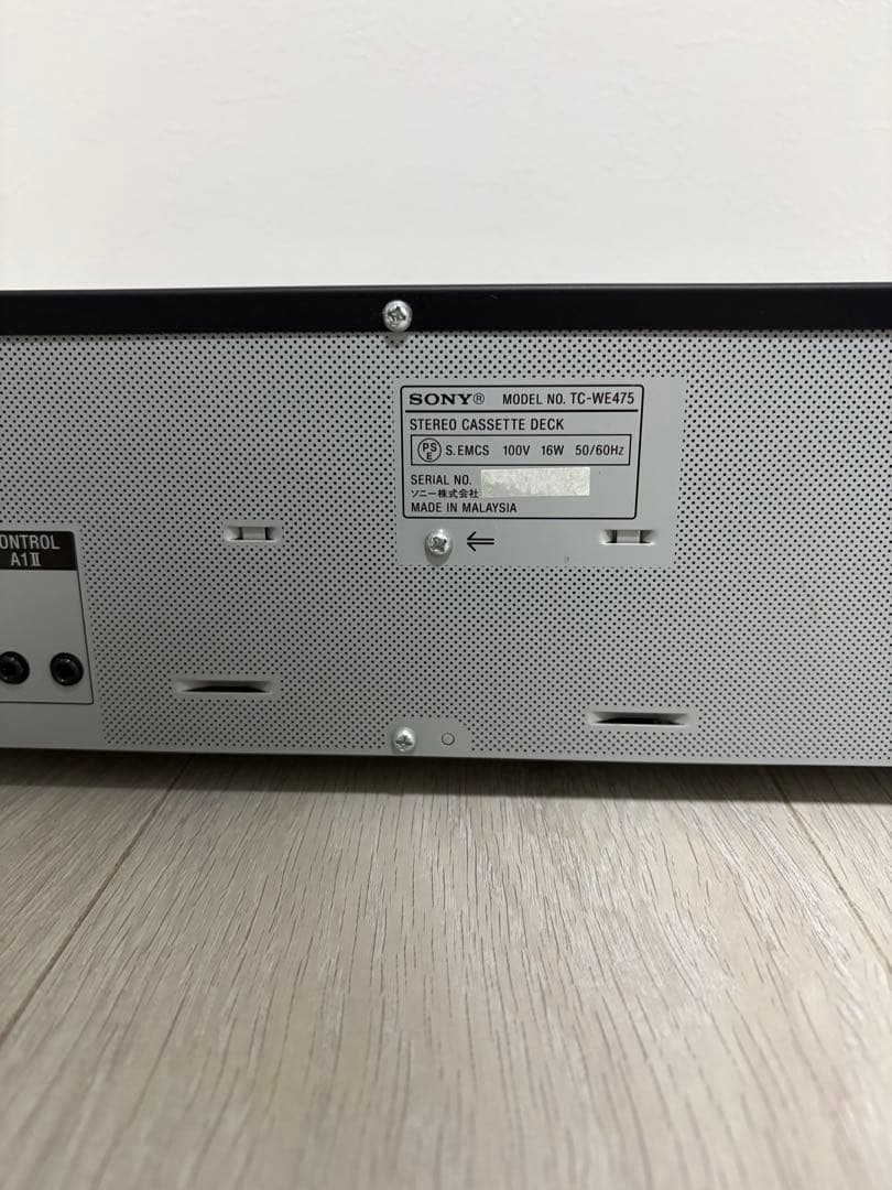 Sony Cd, Md Cassette Decks Tc-We475
