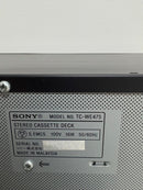 Sony Cd, Md Cassette Decks Tc-We475