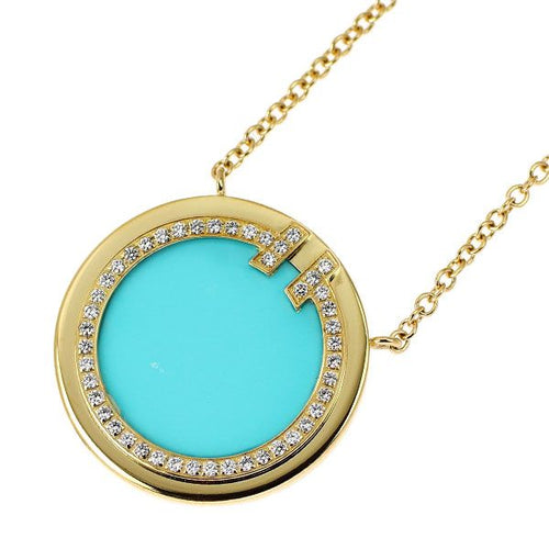Tiffany Necklace K18Yg T