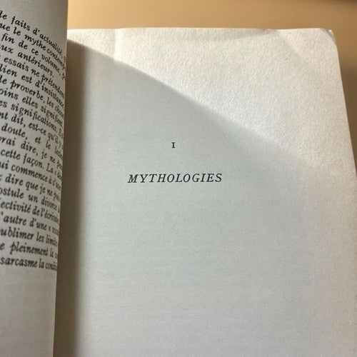 Foreign-Language Books Mythologies Roland Barthes