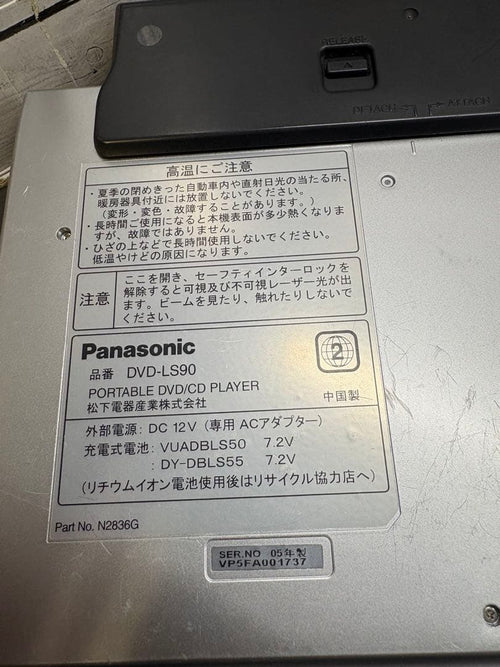 Dvd Players Panasonic Dvd-Ls90