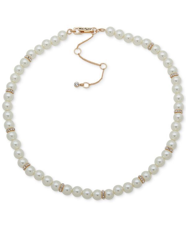 Necklace Karlagerfeld Paris Goldtone Imitation Pearl Omega