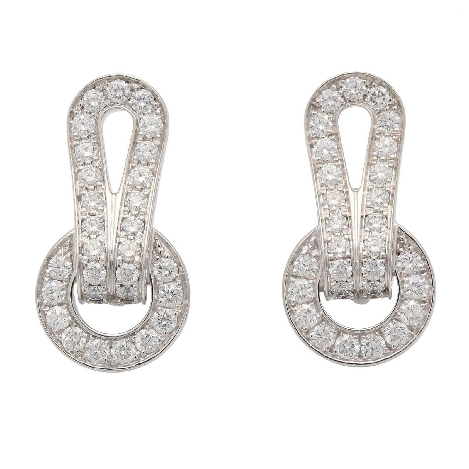 Cartier Earrings (For One Ear) K18Wg Used A