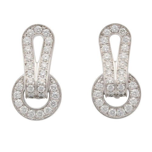 Cartier Earrings (For One Ear) K18Wg Used A