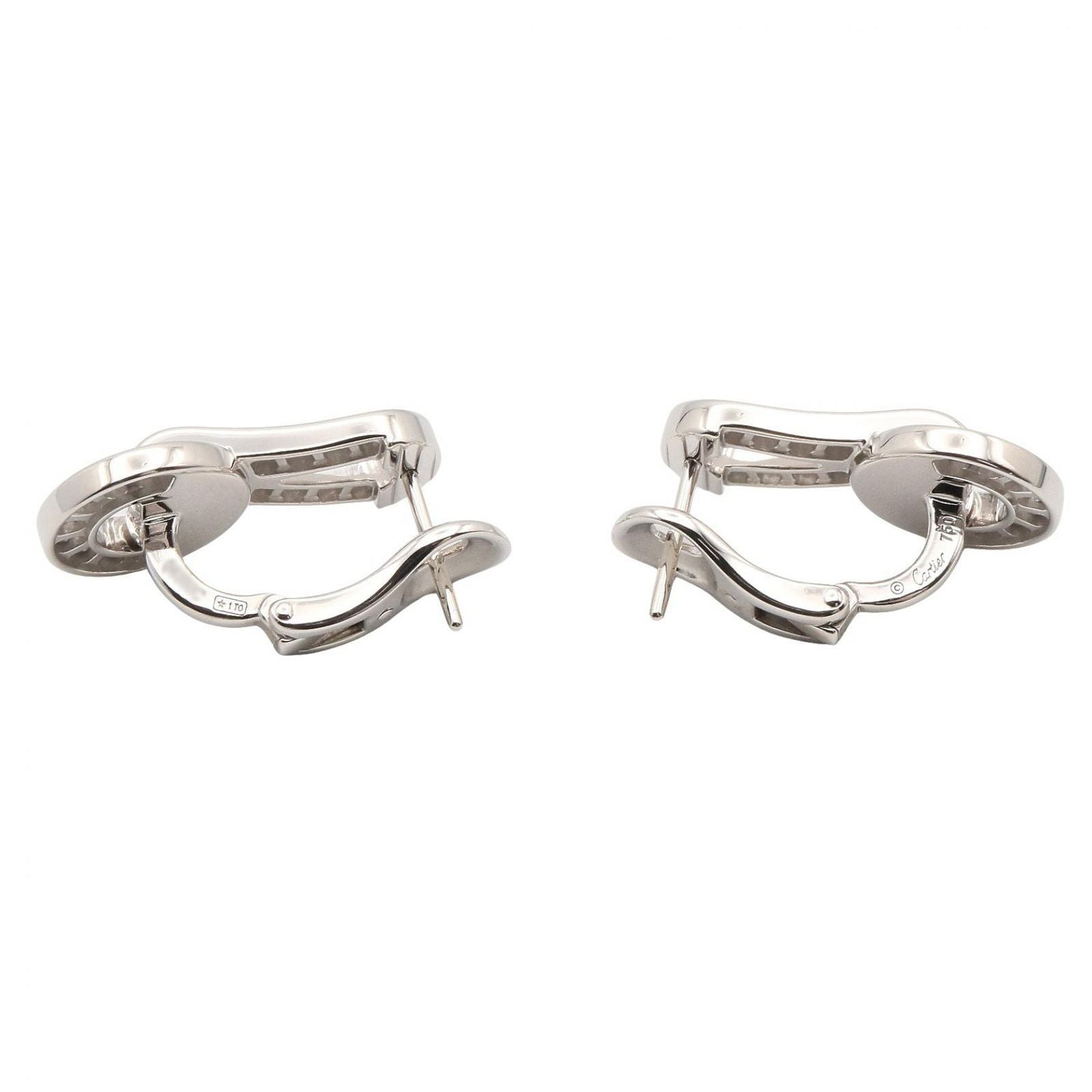 Cartier Earrings (For One Ear) K18Wg Used A