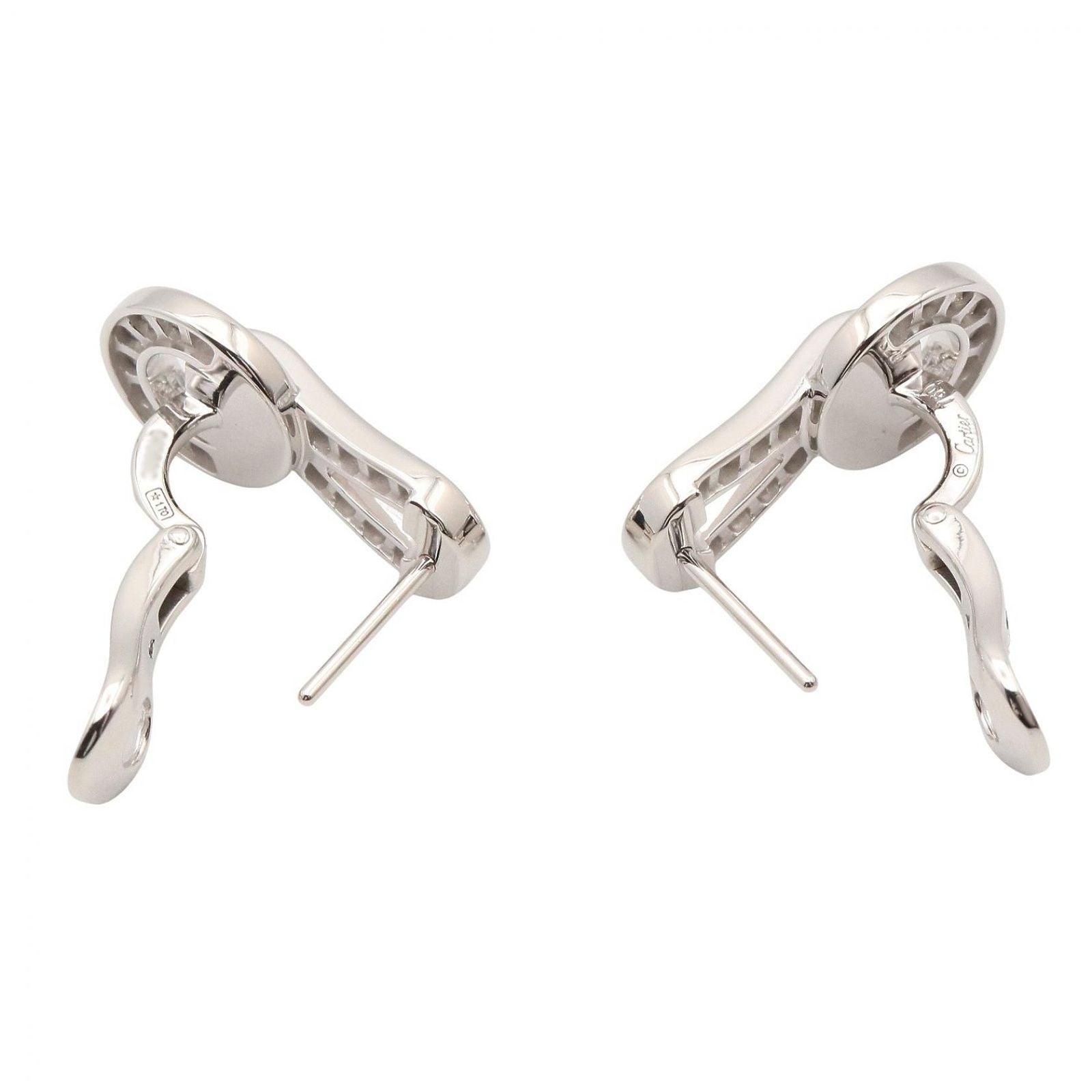 Cartier Earrings (For One Ear) K18Wg Used A