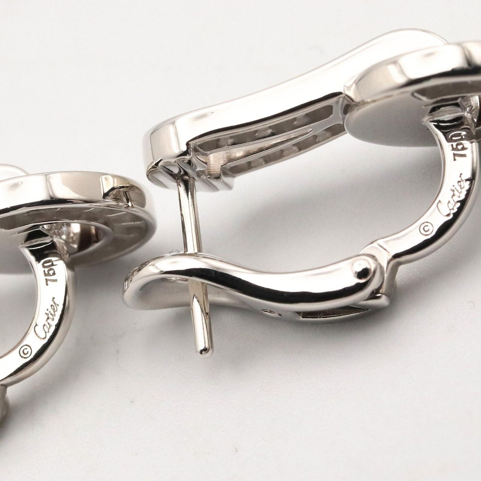 Cartier Earrings (For One Ear) K18Wg Used A