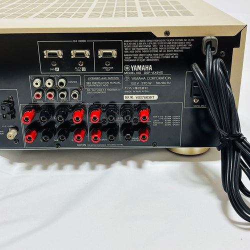 Yamaha Av Amplifiers Dsp-Ax640