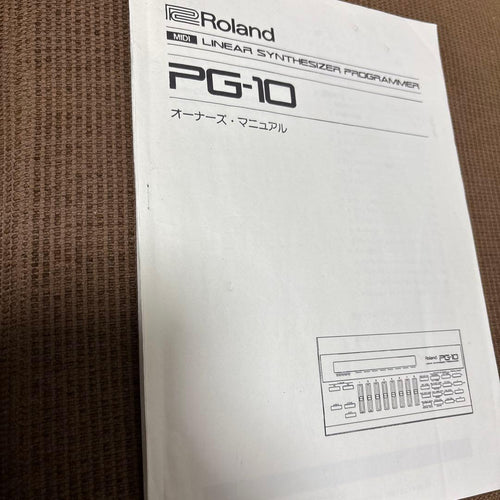 Roland Hardware Instruments Pg-10 D-110