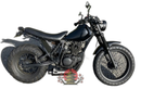 Yamaha Motorcycle Body Tw200