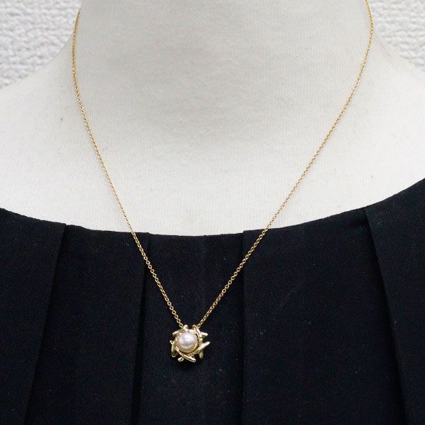 Tiffany Necklace K18Yg