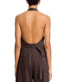 Jumper Blouson Helmut Lang Halter Vest Espresso