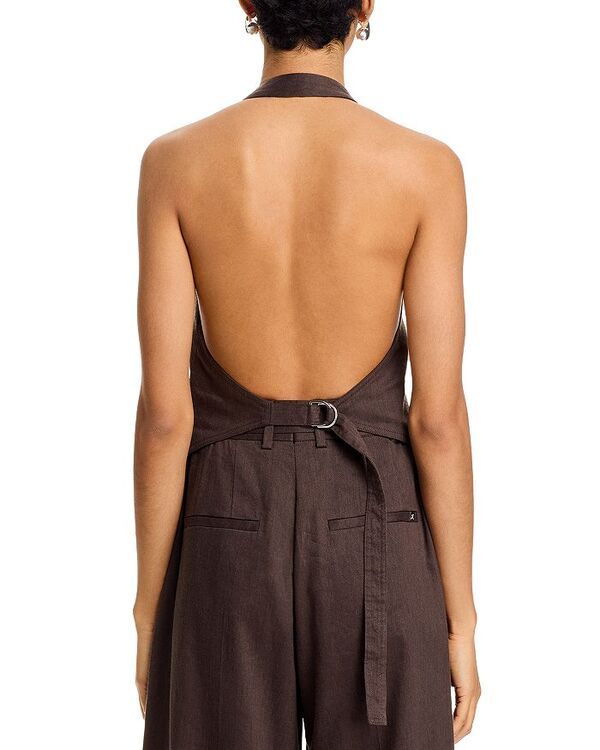 Jumper Blouson Helmut Lang Halter Vest Espresso