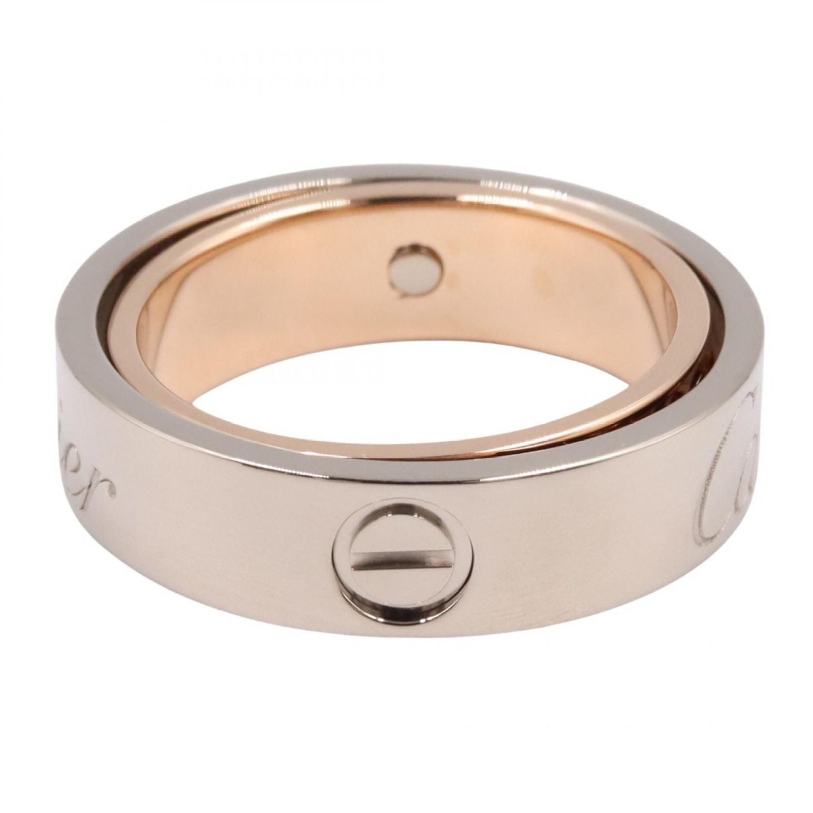 Cartier Ring K18Pg K18Wg Used A