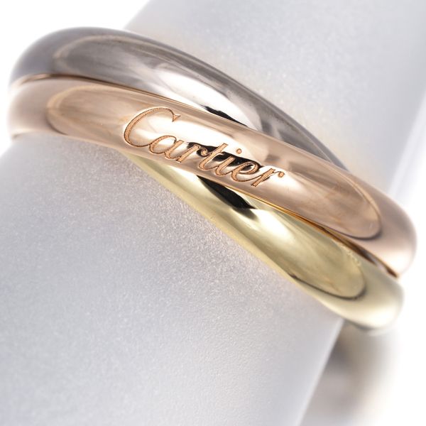Cartier Ring Sm 54 K18Yg/Wg/Pg #195113