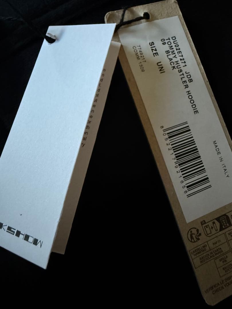 Rick Owens Drkshdw Hoodies Tommy Hustler Hoodie