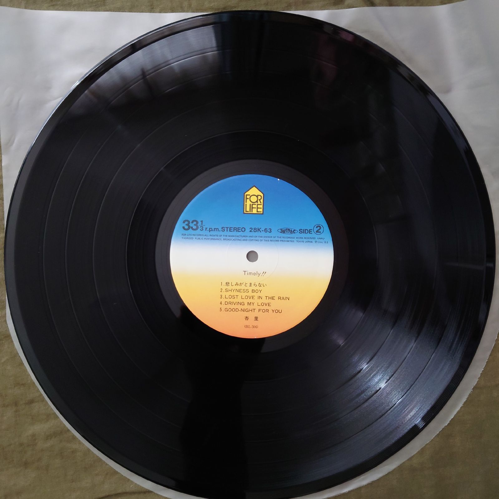 Japanese Music 1983 Anri Lp Astrotunes